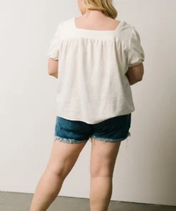 HAY Boho Jennica Square Neck Top | Ivory 13 HAY Boho Jennica Square Neck Top | Ivory