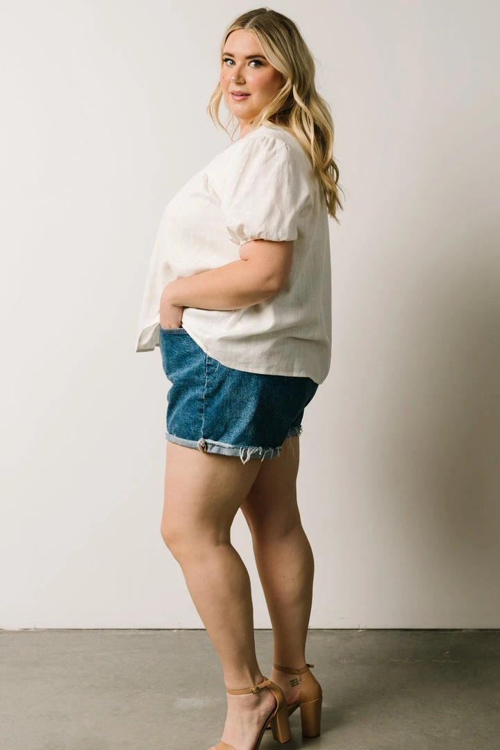 HAY Boho Jennica Square Neck Top | Ivory 5 HAY Boho Jennica Square Neck Top | Ivory