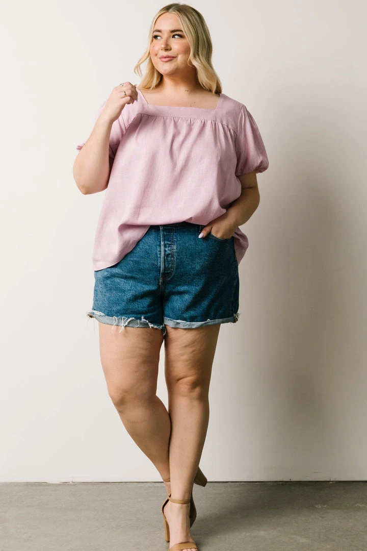 HAY Vacation Jennica Square Neck Top | Lilac 7 HAY Vacation Jennica Square Neck Top | Lilac