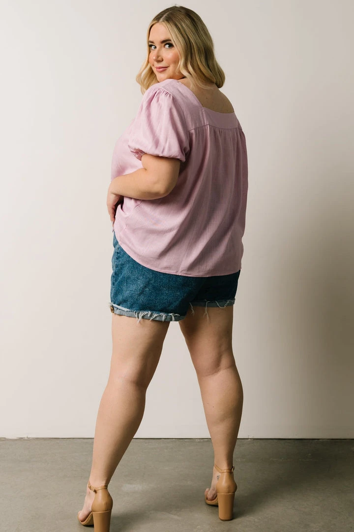 HAY Vacation Jennica Square Neck Top | Lilac 2 HAY Vacation Jennica Square Neck Top | Lilac