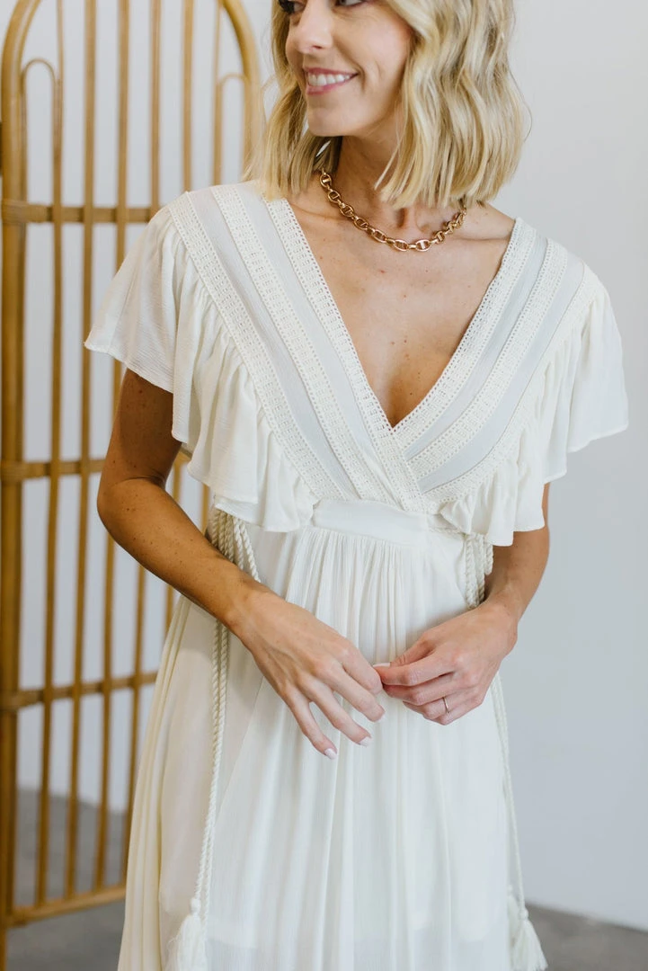 BB Custom Jennifer Deep V Maxi Dress | Ivory 13 BB Custom Jennifer Deep V Maxi Dress | Ivory