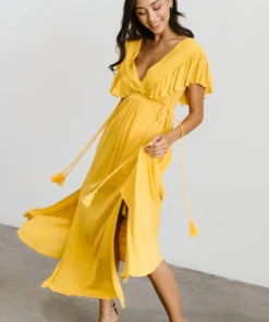 BB Custom Jennifer Deep V Maxi Dress | Mustard Dresses 11 BB Custom Jennifer Deep V Maxi Dress | Mustard Dresses