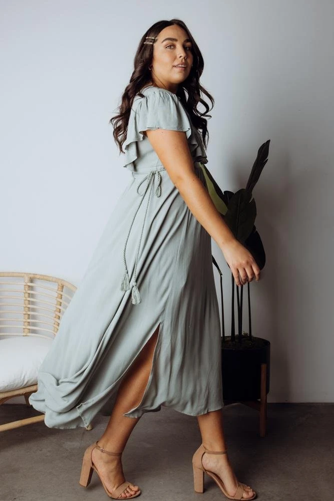 BB Custom Jennifer Deep V Maxi Dress | Sage Dresses 5 BB Custom Jennifer Deep V Maxi Dress | Sage Dresses
