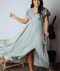 BB Custom Jennifer Deep V Maxi Dress | Sage Dresses 11 BB Custom Jennifer Deep V Maxi Dress | Sage Dresses