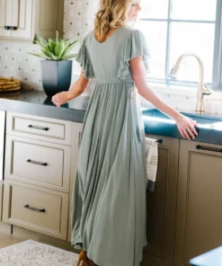 BB Custom Jennifer Deep V Maxi Dress | Sage Dresses 12 BB Custom Jennifer Deep V Maxi Dress | Sage Dresses