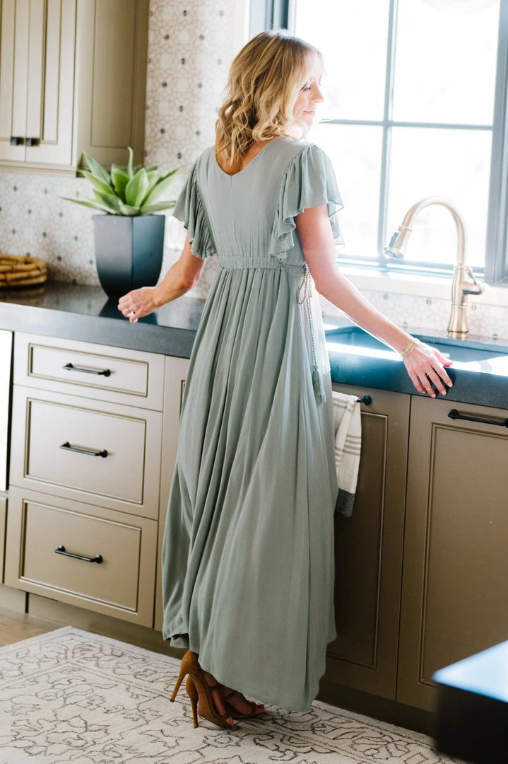 BB Custom Jennifer Deep V Maxi Dress | Sage Dresses 4 BB Custom Jennifer Deep V Maxi Dress | Sage Dresses