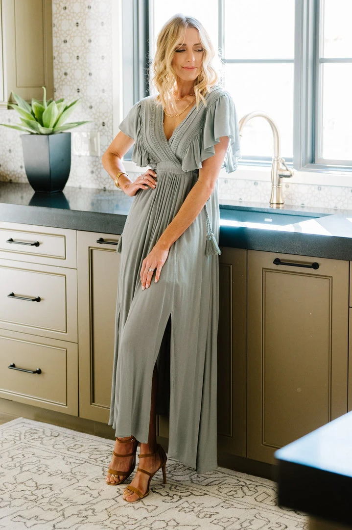 BB Custom Jennifer Deep V Maxi Dress | Sage Dresses 1 BB Custom Jennifer Deep V Maxi Dress | Sage Dresses