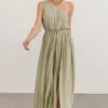 DD Dresses Jessica One Shoulder Maxi Dress | Sage