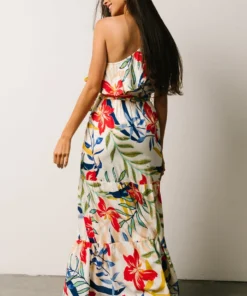 FT Jillian One Shoulder Maxi Dress | Multi Print Dresses 18 FT Jillian One Shoulder Maxi Dress | Multi Print Dresses