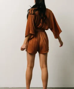 DD Boho Joan Romper | Camel