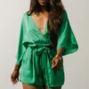 DD Joan Romper | Kelly Green Vacation