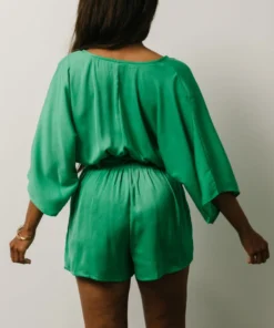 DD Joan Romper | Kelly Green Vacation