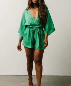 DD Joan Romper | Kelly Green Vacation
