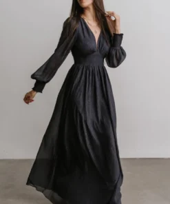 RR Dresses Juliette Shimmer Maxi Dress | Midnight