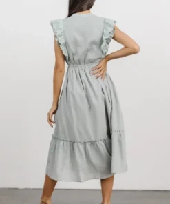 IL Dresses Kaitlyn Pintuck Dress | Light Sage