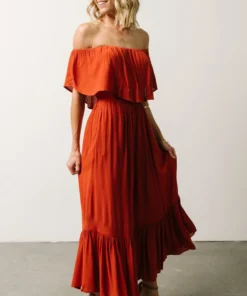 DD Karma Wide Leg Jumpsuit | Rust