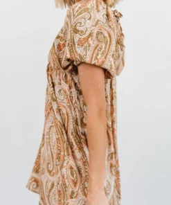 HAY Kate Print Mini Dress | Salmon Dresses