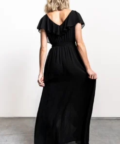 BB Custom Katya Ruffle Maxi Dress | Black 12 BB Custom Katya Ruffle Maxi Dress | Black