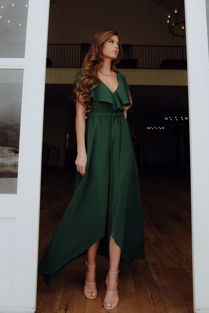 BB Custom Katya Ruffle Maxi Dress | Evergreen Dresses 5 BB Custom Katya Ruffle Maxi Dress | Evergreen Dresses
