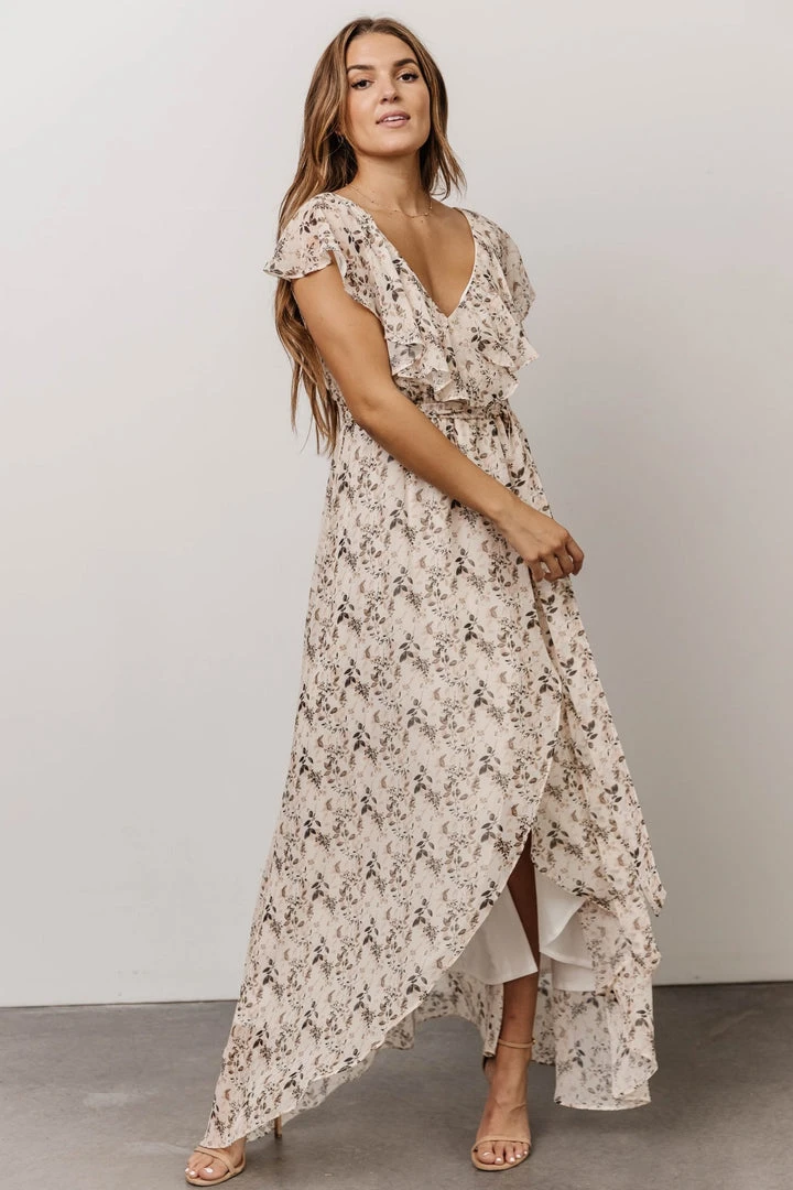 BB Custom Katya Ruffle Maxi Dress | Garden Print 5 BB Custom Katya Ruffle Maxi Dress | Garden Print