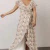 BB Custom Katya Ruffle Maxi Dress | Garden Print