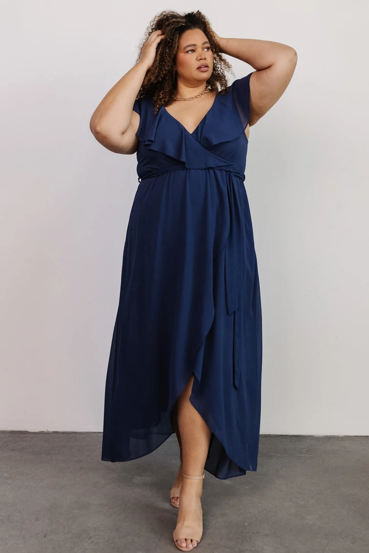 BB Custom Katya Ruffle Maxi Dress | Navy Dresses 8 BB Custom Katya Ruffle Maxi Dress | Navy Dresses