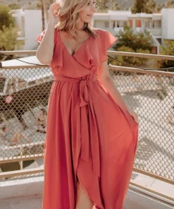 BB Custom Dresses Katya Ruffle Maxi Dress | Rosewood 24 BB Custom Dresses Katya Ruffle Maxi Dress | Rosewood