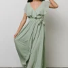 BB Custom Katya Ruffle Maxi Dress | Sage Dresses
