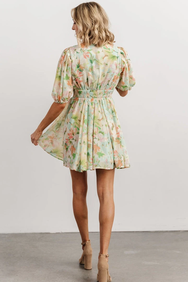 FT Keilani Short Dress | Multi Floral Dresses 7 FT Keilani Short Dress | Multi Floral Dresses