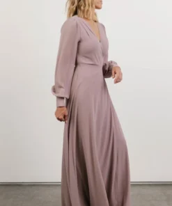 Soi Kelsey Wrap Dress | Dusty Lilac