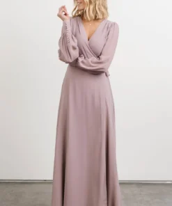 Soi Kelsey Wrap Dress | Dusty Lilac