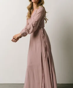 Soi Dresses Kelsey Wrap Dress | Dusty Rose 11 Soi Dresses Kelsey Wrap Dress | Dusty Rose