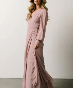 Soi Dresses Kelsey Wrap Dress | Dusty Rose 10 Soi Dresses Kelsey Wrap Dress | Dusty Rose