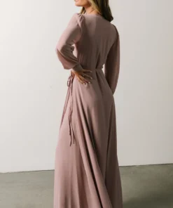 Soi Dresses Kelsey Wrap Dress | Dusty Rose 12 Soi Dresses Kelsey Wrap Dress | Dusty Rose