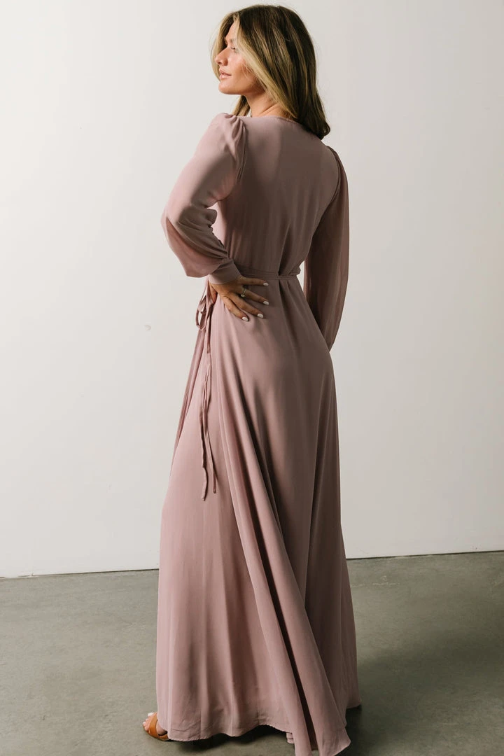 Soi Dresses Kelsey Wrap Dress | Dusty Rose 5 Soi Dresses Kelsey Wrap Dress | Dusty Rose