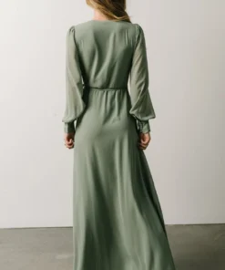 Soi Dresses Kelsey Wrap Dress | Dusty Sage