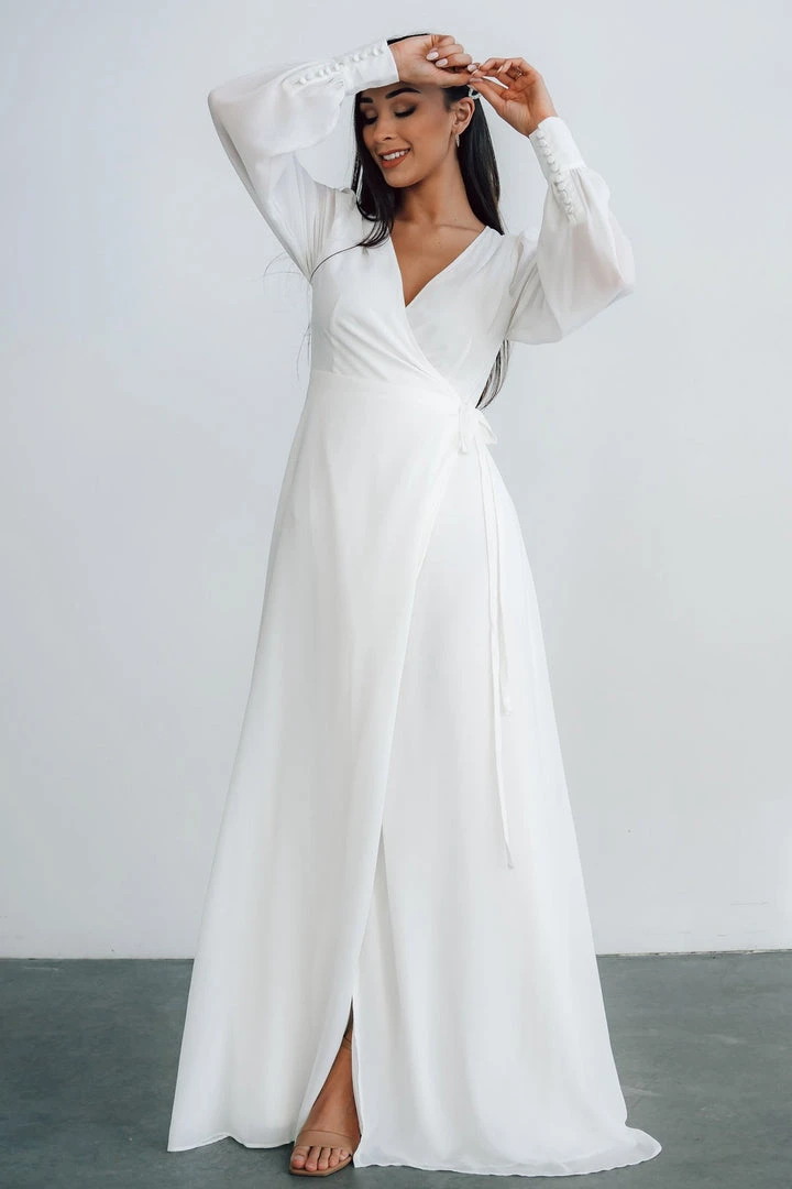 Soi Kelsey Wrap Dress | Off White Dresses 7 Soi Kelsey Wrap Dress | Off White Dresses