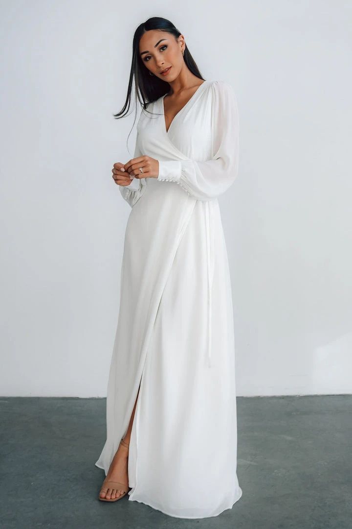 Soi Kelsey Wrap Dress | Off White Dresses 2 Soi Kelsey Wrap Dress | Off White Dresses