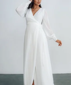 Soi Kelsey Wrap Dress | Off White Dresses