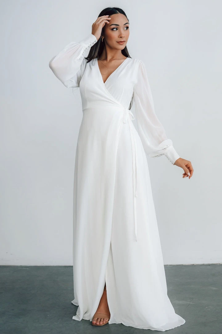 Soi Kelsey Wrap Dress | Off White Dresses 1 Soi Kelsey Wrap Dress | Off White Dresses