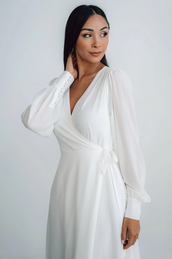 Soi Kelsey Wrap Dress | Off White Dresses 9 Soi Kelsey Wrap Dress | Off White Dresses