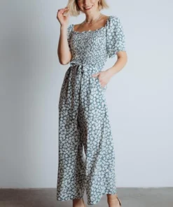 HAY Kendall Floral Jumpsuit | Blue