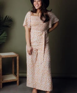 HAY Kendall Floral Jumpsuit | Coral