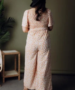 HAY Kendall Floral Jumpsuit | Coral