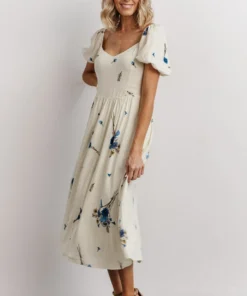 SL Kenna Midi Dress | Honeydew Floral Print