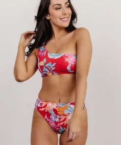 BJB Swim Keona Bikini Bottom | Red Floral 12 BJB Swim Keona Bikini Bottom | Red Floral