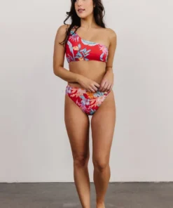 BJB Swim Keona Bikini Bottom | Red Floral 13 BJB Swim Keona Bikini Bottom | Red Floral