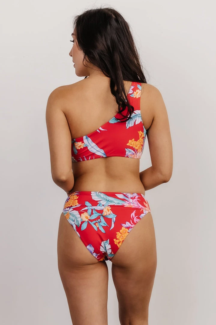 BJB Swim Keona Bikini Bottom | Red Floral 2 BJB Swim Keona Bikini Bottom | Red Floral