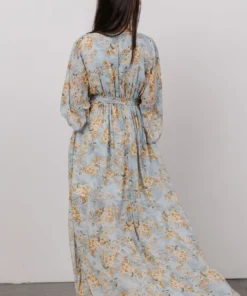 BB Custom Kia Kimono Maxi Dress | Blue Blooms Dresses