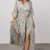 BB Custom Kia Kimono Maxi Dress | Blue Blooms Dresses